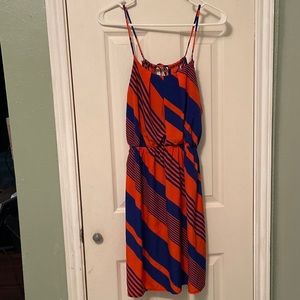 Spaghetti strap dress.